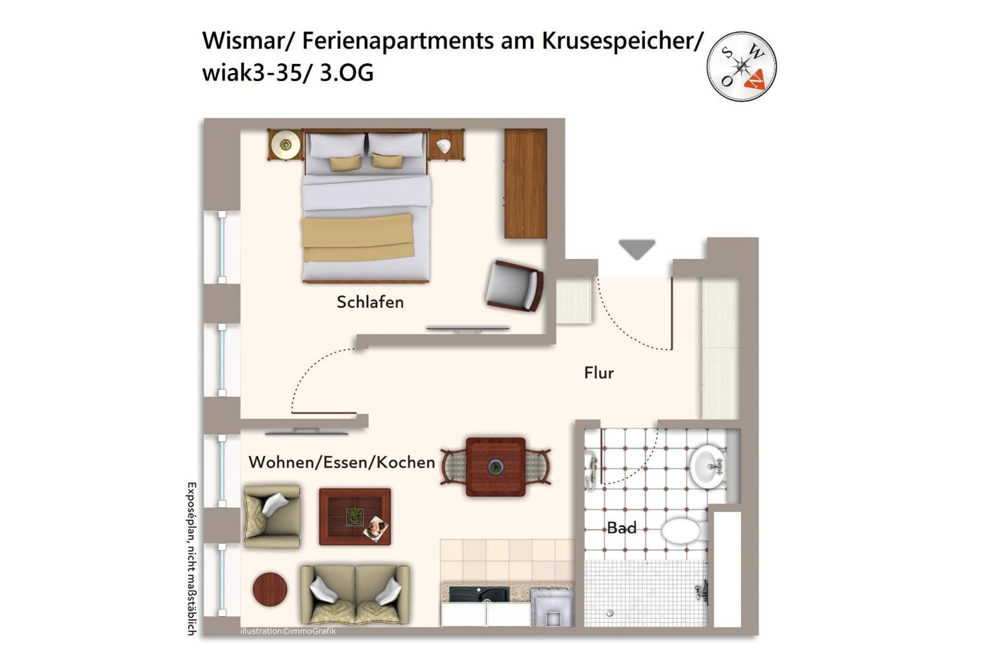Apartment Ferienapartments Am Krusespeicher Ferienapartments Am Krusespeicher 3-35 *